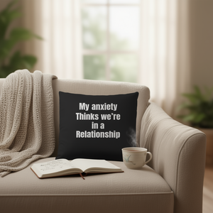 Mi Ansiedad Piensa Que Estamos En Relación Camiseta de Manga Larga Conciencia sobre la Salud Mental - Product Image 2