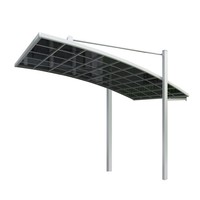 2 Post Carports Car Parking Outdoor Double Metal Designs Modern Aluminum Carport Panels PC Carport