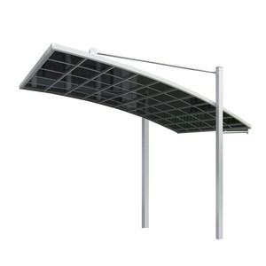 <span class=keywords><strong>2</strong></span> Post Carports Car Parking Outdoor Double Metal Designs Modern Aluminum Carport Panels PC Carport - Product Image 5