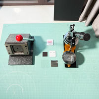 Nouveau Kit de Fabrication d'Aimants Carrés 50x50mm 2026, Presse Photo Manuelle Professionnelle en Métal 2x2 pouces avec 1000 Ensembles de Matériaux
