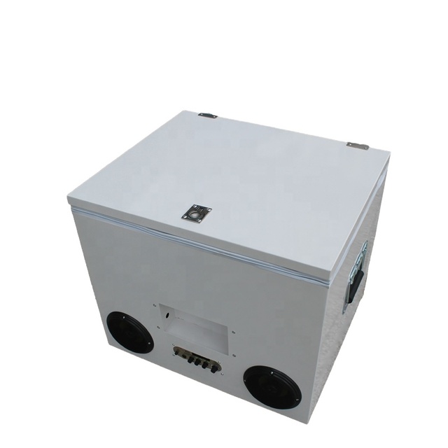 Retro Style Cooler Box Ice Bucket with Radio Speaker