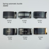 LOGO personnalisable de haute qualité pour hommes nouvelle boucle de ceinture automatique Clip boucle de ceinture