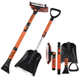 New design Snow removal tool extendable detachable snow shovel snow brush set