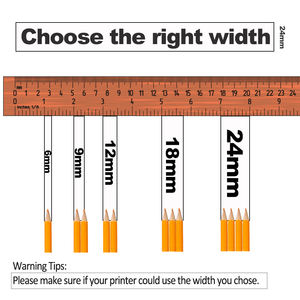 Weemay 6mm x 8m D'étiquettes Laminées Ruban TZe-211 TZ-211 Noir sur Blanc TZe211 TZ211 TZ 211 Compatible pour <span class=keywords><strong>Brother</strong></span> <span class=keywords><strong>P</strong></span>-<span class=keywords><strong>touch</strong></span> <span class=keywords><strong>PT</strong></span>-D210 - Product Image 5