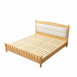 <span class=keywords><strong>Lit</strong></span> en <span class=keywords><strong>bois</strong></span> massif de Style nordique Style <span class=keywords><strong>japonais</strong></span> simple moderne économique pour chambre principale Style journal Internet célébrité <span class=keywords><strong>lit</strong></span> chez l'habitant - Product Image 3