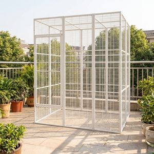 Jaula Grande de Hierro para Loros de Alta Resistencia, Fabricada en China, con Tubo Cuadrado y Recubrimiento en Polvo, con Cierre Seguro para Cacatúas y Guacamayos - Product Image 1