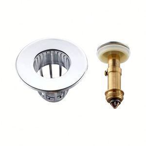 Panier de vidange escamotable universel anti-colmatage pour lavabo, bouchon de lavabo escamotable pour cuisine et salle de bain - Product Image 5