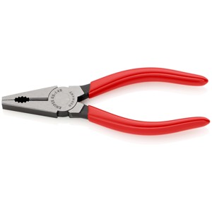 คีมอเนกประสงค์ KNIPEX 03 01 140 EAN เคลือบด้วยเรซินสังเคราะห์สีดำ ขนาด 140 มม. - Product Image 1