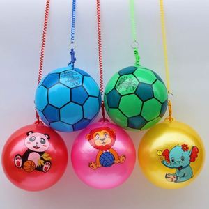 Juguete Inflable, Pelota Elástica de PVC, Pelota de Fútbol para Niños, Pelota de Cadena Inflable Reforzada para Práctica - Product Image 5