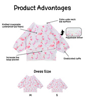 Ananbaby Bavoirs pour bébé à manches longues très vendus Tablier d'alimentation imperméable à l'eau de haute qualité au prix de gros Prix raisonnable et bas