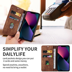 Para <span class=keywords><strong>Samdung</strong></span> S24 PU TPU Funda de teléfono móvil con ranura para tarjeta de cuero, Funda de teléfono de cuero con tapa a prueba de golpes para Samsung S24 Ultra - Product Image 5