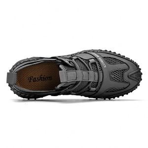 Large Size Comfortable Men's Sneakers Hiking Leather <b>Sandals</b> Non-slip Fishing Dress Man Closed Toe <b>Sandal</b> - Product Image 6