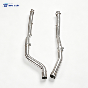 ระบบท่อไอเสียแบบดาวน์ไปป์สมรรถนะสูงสำหรับ Mercedes-Benz ML63 AMG W166 M157 5.5T V8 Biturbo ผลิตจากเหล็ก 304 ติดตั้งได้โดยตรง - Product Image 2
