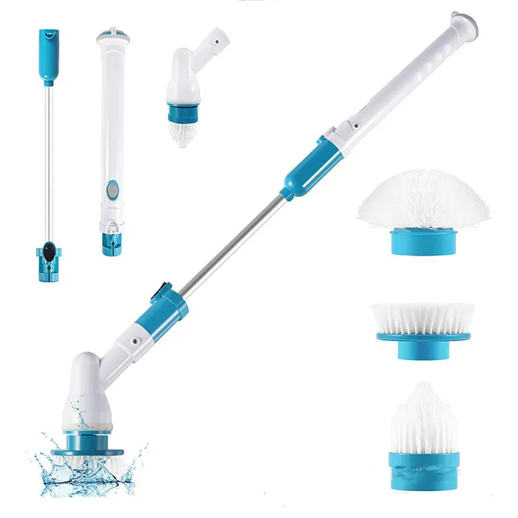 Cordless Home Shower Cleaner Portable Electric Spin Scrubber Power Cleaning Brush Bathroom Floor Scrubber