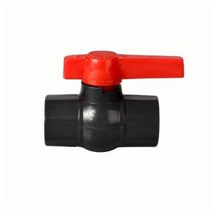 Hongke 제조업체 생산 딥 그레이 수동 제어 <span class=keywords><strong>PVC</strong></span> 팔각형 볼 밸브 일반 물 응용 프로그램 OEM