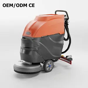 Gaoge Brand A1 Hand Push Floor Scrubber Industrial Cleaning Equipment 530/780MM 55/60L 24V/500W 120BAR Floor Scrubber Drier