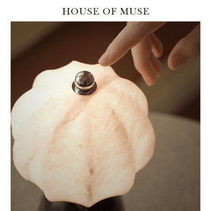 House Of Muse Marble Touch Control <b>Night</b> <b>Light</b> Led Ambient Lamp For Bedroom Decor - Product Image 1