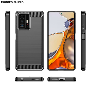 Custodia per cellulare in fibra di carbonio di alta qualità accessori per telefoni cellulari con <span class=keywords><strong>Cover</strong></span> posteriore in Silicone Tpu per <span class=keywords><strong>Xiaomi</strong></span> Mi <span class=keywords><strong>11T</strong></span> - Product Image 6