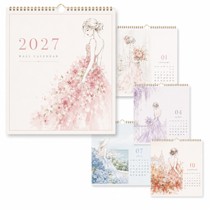 Elegante Calendario Colgante Urbano con Páginas Laminadas Mate, Diseño Floral Personalizado <span class=keywords><strong>de</strong></span> Fábrica para Uso en Oficinas Modernas <span class=keywords><strong>de</strong></span> Espacio Abierto - Product Image 3