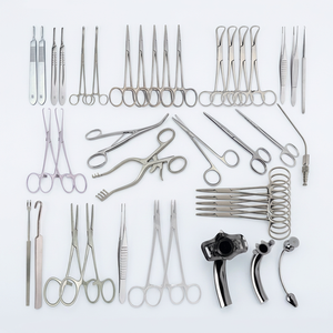 Set de Traqueostomía de 41 Piezas, Kit Manual de Cirugía ORL, Instrumentos Quirúrgicos para Bypass Menor, Cricotirotomía de Emergencia, Quirófano Nasal y de Tiroides - Product Image 1