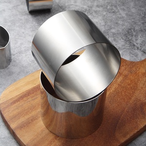 Ensemble de moules à gâteau ronds en acier inoxydable 304, découpoirs à pâtisserie pour la préparation de biscuits, crêpes, muffins, gâteaux et pâtisseries - Product Image 4