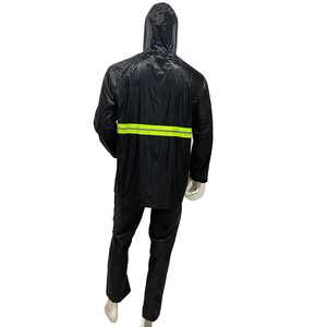 Meilleure vente manteau de pluie imperméable oxford de haute qualité vêtements de travail <span class=keywords><strong>poncho</strong></span> imperméable réfléchissant pour les travailleurs en plein air - Product Image 2