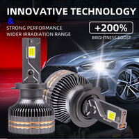 Ampoule de phare de voiture LED haute puissance 400W, phare LED H4, H1, H3, 9005, 9006, H11, H7, 6500k, phares LED blancs