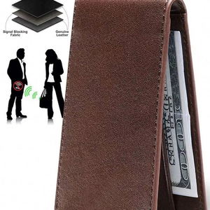 Porte-cartes de crédit personnalisé avec logo, fabrication BSCI, vente en gros, pour homme, style slim et décontracté. - Product Image 3