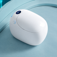 Toilette intelligente en forme d'œuf, automatique, monobloc, avec capteur, chauffage instantané électrique, personnalisation des équipements de salle de bain