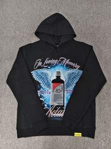 DAT IS EEN GROOT AANTAL hoestsiroop bedrukte 100% katoenen wintercasual hoodie met digitale print, anti-pilling, losse pasvorm - Product Image 3