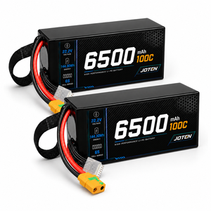 Batterie LiPo rechargeable JOTEN 22,2V 6S 6500mAh 100C 144,30Wh, pack haute puissance pour drone UAV, hélicoptère RC, quadricoptère, OEM personnalisé - Product Image 1