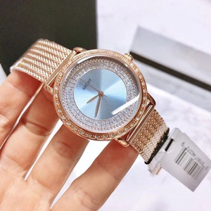 Reloj Cronógrafo <span class=keywords><strong>para</strong></span> Mujer <span class=keywords><strong>Guess</strong></span> W0836L1, Diseño Coreano, Movimiento de Cuarzo, Resistente al Agua 30m, Personalizable al por Mayor, Esfera Azul Cristal - Product Image 4