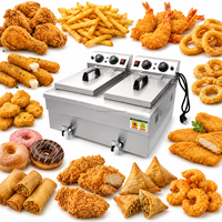 Friteuse Commerciale Bhajiya, Équipement de Friture pour Lumpiang et Shanghai, Machine à Frire les Cuisses de Poulet, Friteuse à Frites Ondulées, Friteuse Professionnelle