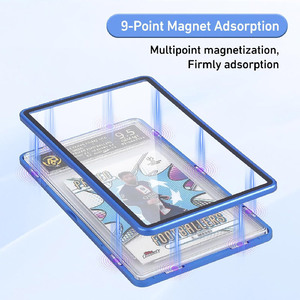 מגן כרטיסים מגנטי מאלומיניום עמיד לקרינת UV, ניתן לערום, 35PT PSAed & CGC Slab Protector, מגן מתכת PSAed - Product Image 2
