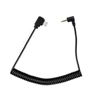 Cable de Control Remoto USB Tipo C de 2.5mm con Resorte para Cámaras SC RSS-P a GH4 GH5 G7 G8 G9, Revestimiento de PVC y Blindaje Combinado