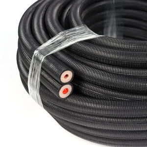 Meilleure vente, prix d'usine, nouveau Mini tuyau de réfrigération en cuivre Ac fendu, pièces de ligne PE noir - Product Image 5