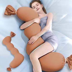 Ensemble de coussins de maternité pour l'allaitement, coussin de grossesse rafraîchissant pour dormir sur le côté, coussin de genou personnalisé pour la grossesse, confort pour <span class=keywords><strong>maman</strong></span> - Product Image 5