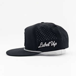 Reliable 5 Panel Solid <b>Waterproof</b> Golf Cap Custom Silicone Logo Low MOQ OEM Laser Perforated Industrial Grade Finish Supply - Product Image 5