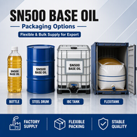 Huile de base SN500 Groupe I neutre en solvant 500 pour la fabrication d'huiles lubrifiantes