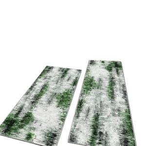 Ensemble de tapis de cuisine en velours cristal abstrait, 3 pièces, rectangulaires, antidérapants, absorbants l'huile, faciles à nettoyer - Product Image 1