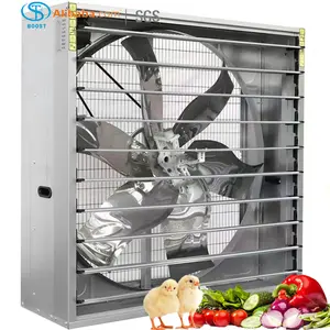 CE--Industrial Wall Mounted Push pull Fan Poultry Greenhouse Fan Chicken House Ventilation Exhaust Fan for Pig farm Cooling