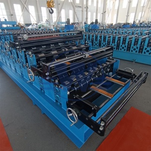 THREE Layer Roof Panel Corrugated Iron Making Machine Trapezoidal Corrugated Ibr Roof <b>Sheet</b> Roll Forming Machine - Product Image 6