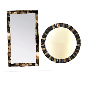 New Design Metal Frame <b>Wall</b> <b>Mirror</b> Decor for Vanity Washroom and Bathroom Entryway Living Room Home Interior Modern Decorative - Product Image 1