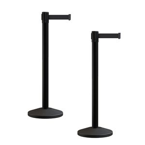 High Quality Crowd Control Black Gold Chrome Pole museum Tensa <strong>Retractable</strong> <strong>Belt</strong> Barrier Stanchions - Product Image 3