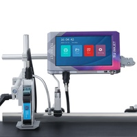 Impresora de inyección de tinta con cinta transportadora tij, máquina de codificación de fecha para impresora de inyección de tinta, línea de producción