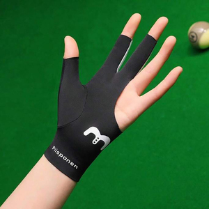 Gant de billard professionnel sans couture à 3 doigts, haute élasticité, résistant à l'usure et antidérapant pour le billard chinois à 8 boules - Product Image 2