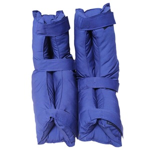 Fundas para pies para personas mayores y discapacitadas, protector de pies médico de algodón azul de talla única, soporte para las articulaciones - Product Image 4