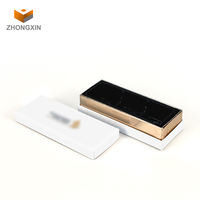 Boîtes de paille couverte de chocolat blanc, boîtes d'emballage cadeaux de luxe, 12 pièces