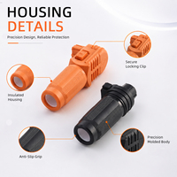 Connecteur d'énergie CHENF 120/200/300/350/450A à verrouillage rapide 1000V IP67 avec boîtier en nylon et connecteurs mâle/femelle en laiton, conception anti-contact