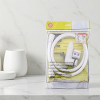 Tuyau de douche en PVC blanc, ensemble shattaf, prix bon marché, pour salle de bains